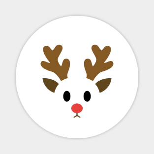 Rudolph Face Magnet